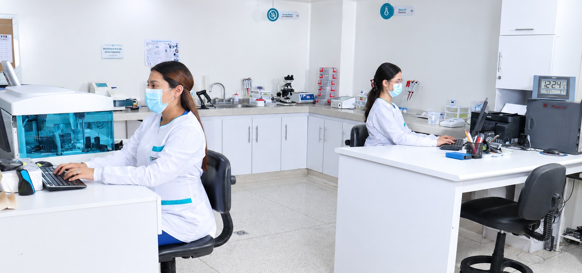 Área de análisis del Laboratorio Clínico Especializado